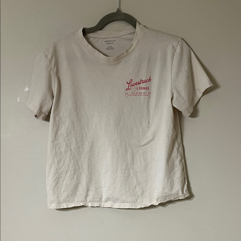 American Eagle Outfitters Beige T-Shirt